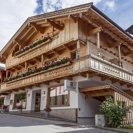 Das Gaestehaus Schneider Am Dorfplatz Alpbach Dış mekan fotoğraf